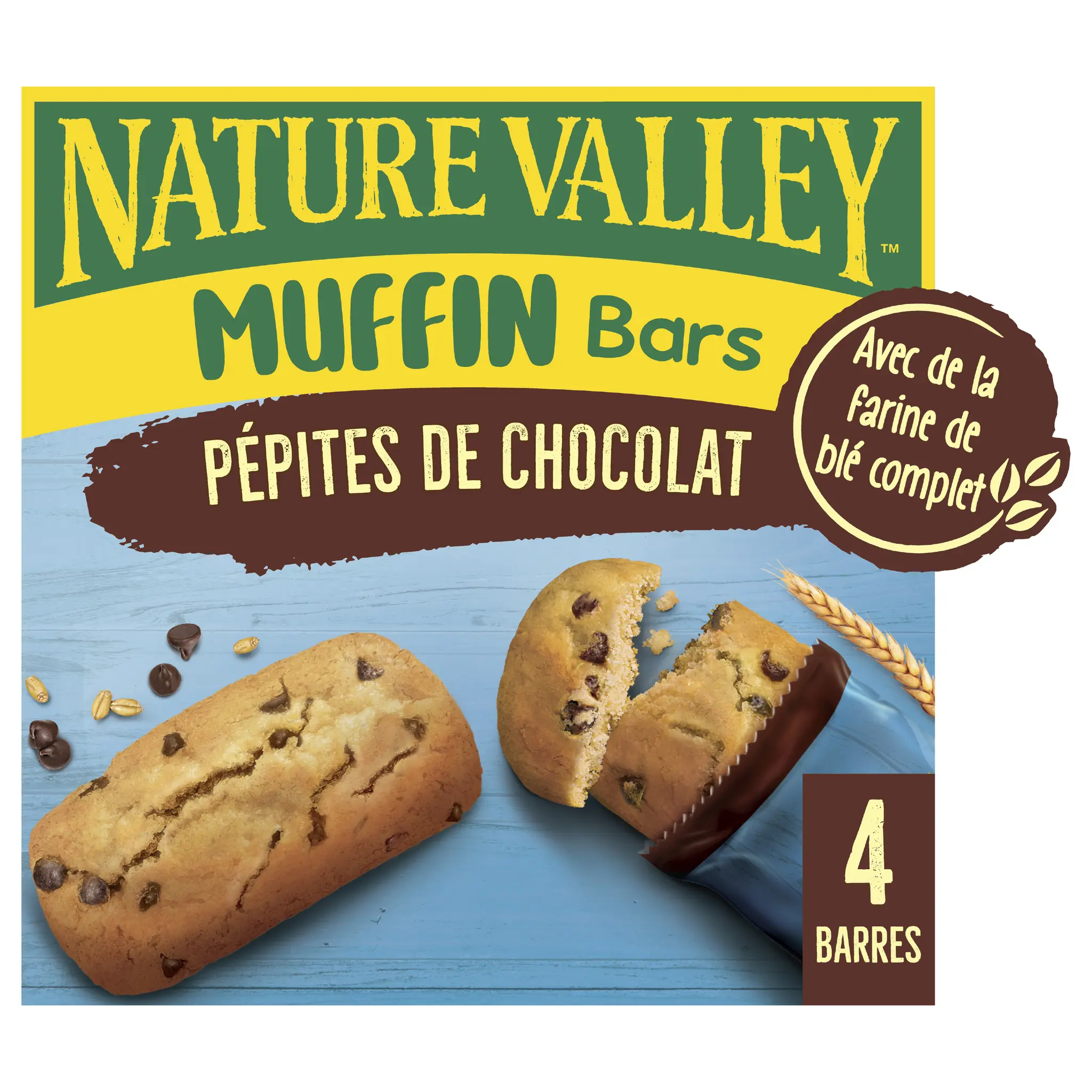 NATURE VALLEY Barres de muffin aux pépites de chocolat