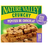 NATURE VALLEY Barres de céréales Crunchy aux pépites de chocolat