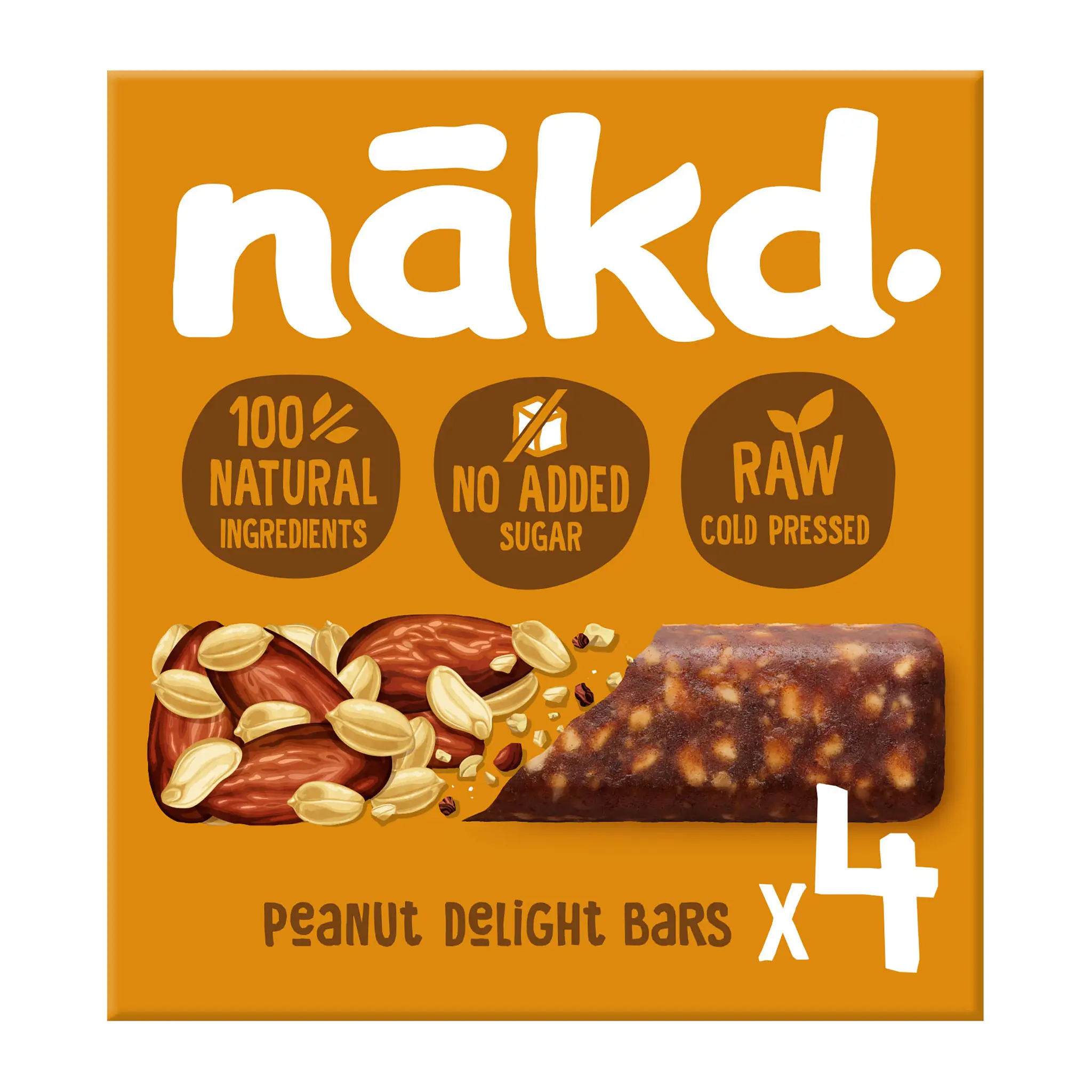 NAKD Barres Nākd Cacahuètes Raw Barres de fruits et noix