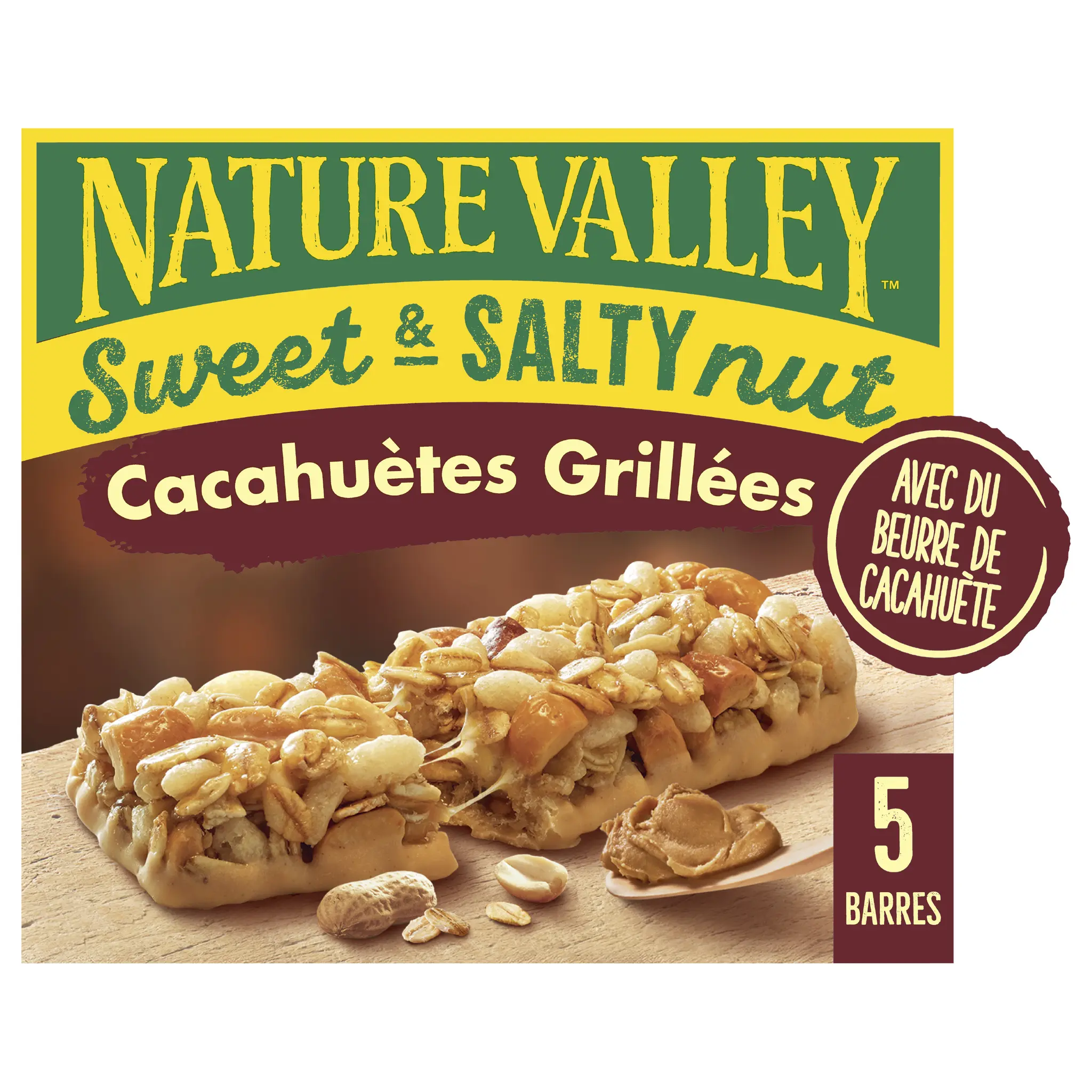 NATURE VALLEY Barres de céréales au beurre de cacahuètes