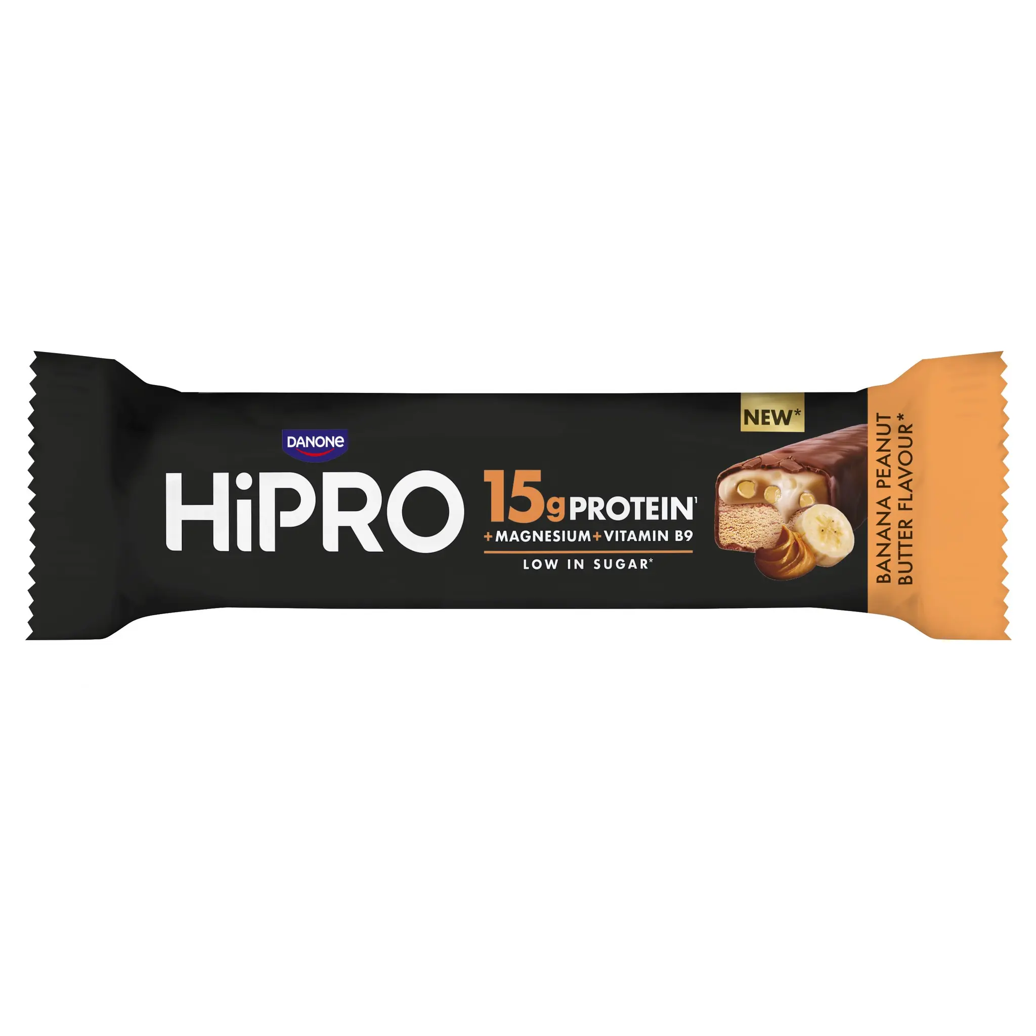 HIPRO Barre protéinée saveur banane beurre de cacahuète