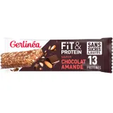 GERLINEA Fit et Protein barre de céréales au chocolat et amande