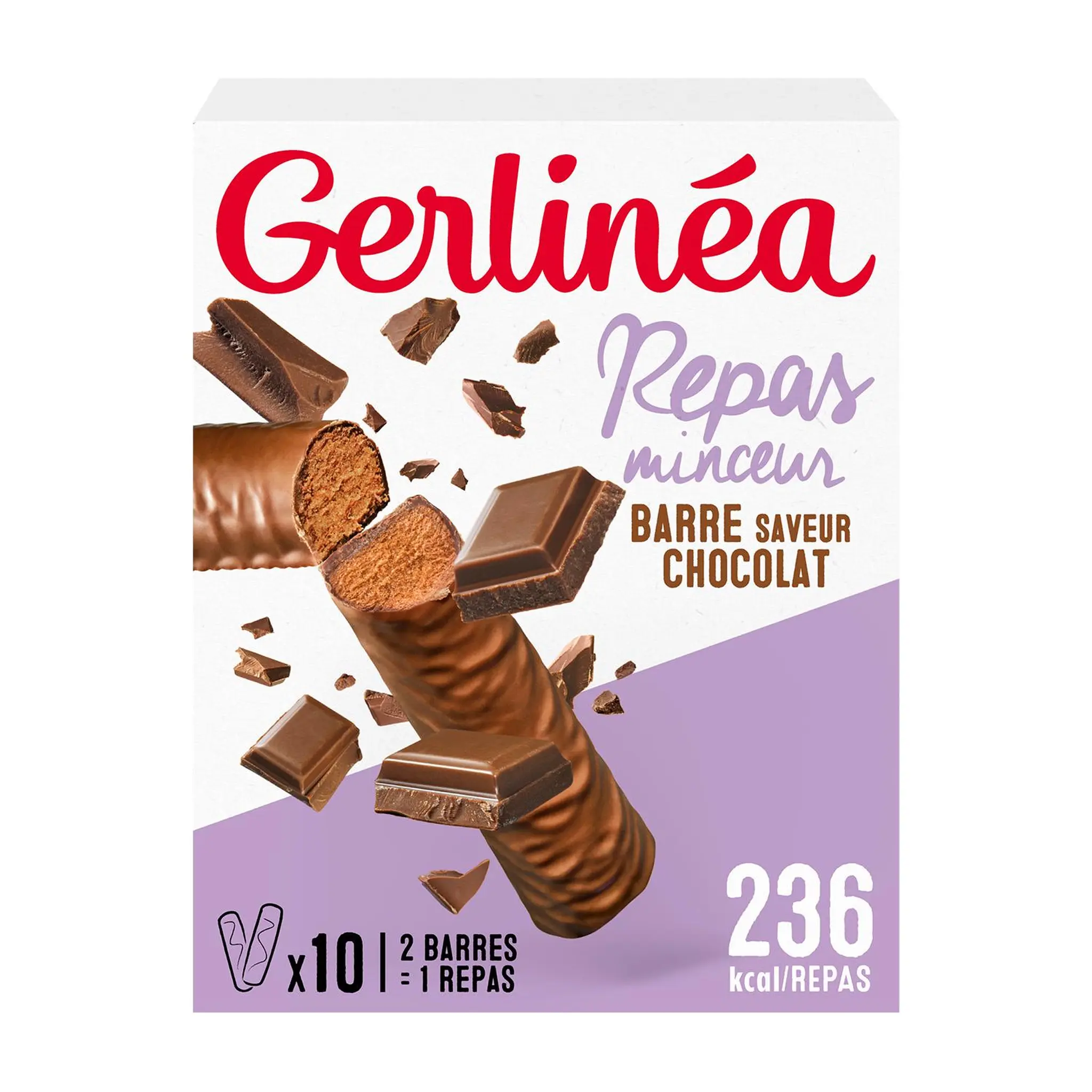 GERLINEA Barres Repas minceur saveur chocolat