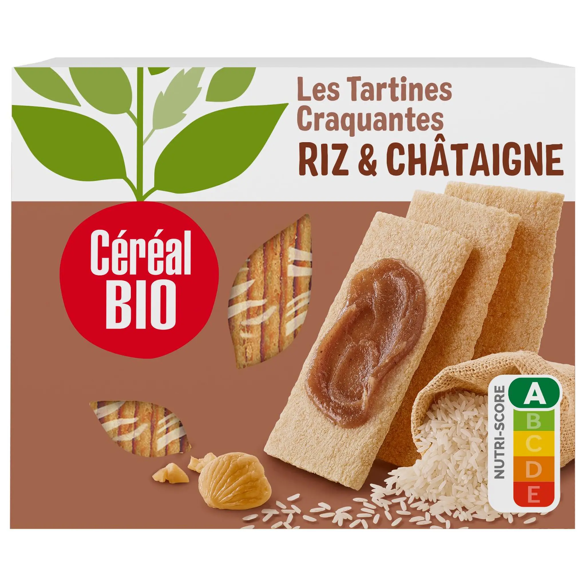CÉRÉAL BIO Tartines craquantes riz & châtaigne sachets fraîcheur