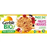 GERBLE BIO Petit déj' Biscuits aux fruits rouges à l'épeautre sachets fraîcheur