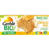 GERBLE BIO Petit Dej biscuits céréales et miel