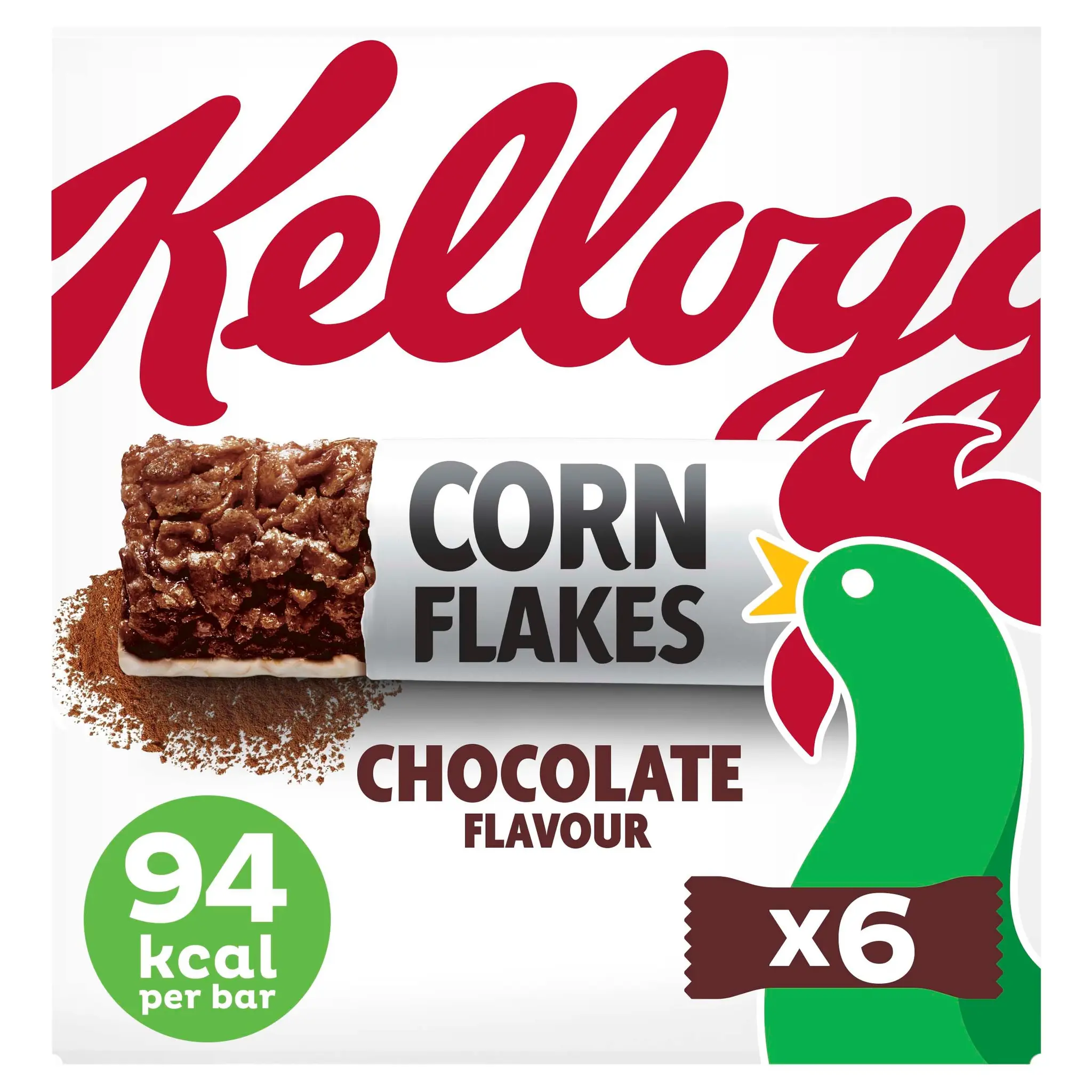 KELLOGG'S Barres de céréales corn flakes au chocolat