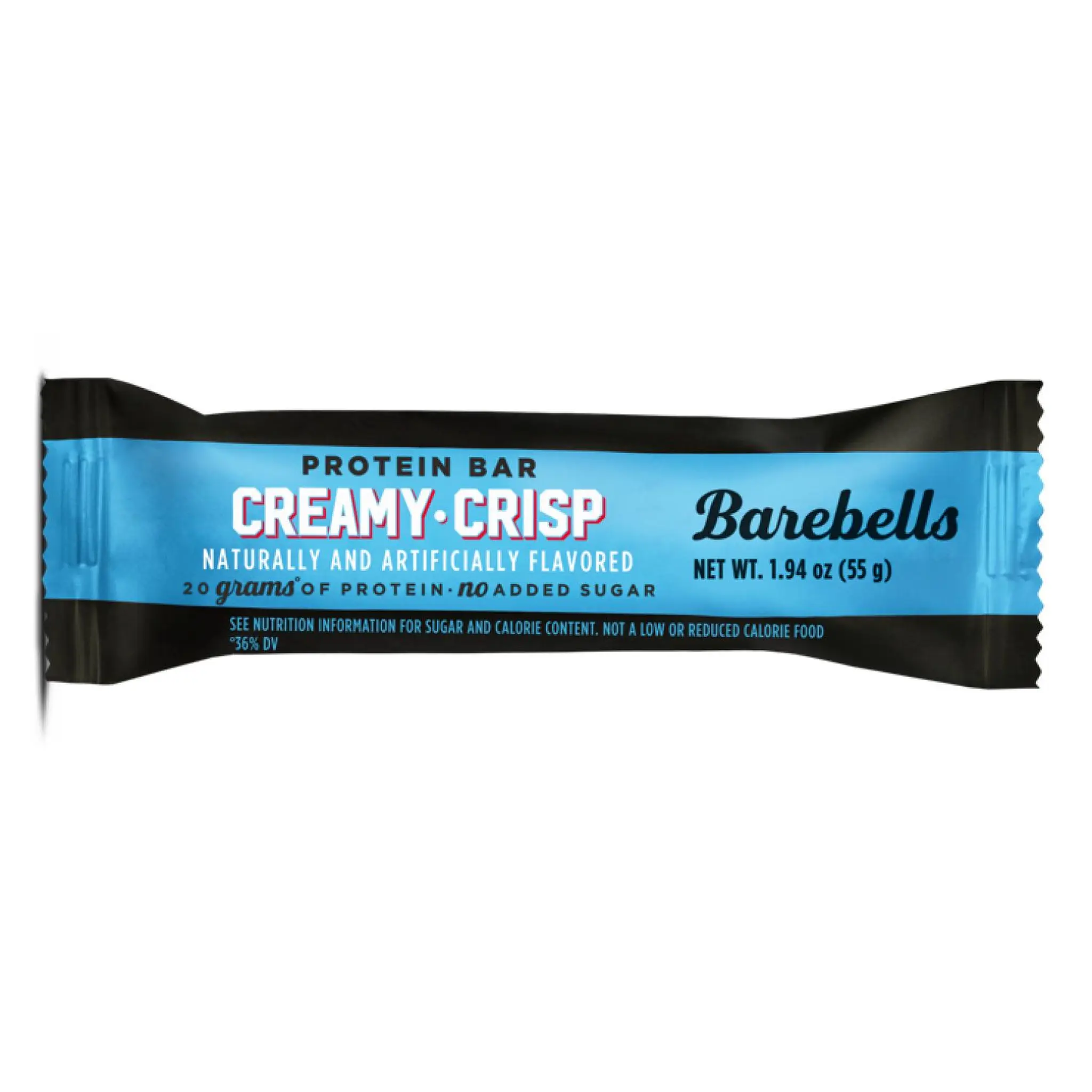 BAREBELLS Barre protéinée aux billes de soja croustillantes, chocolat au lait saveur caramel