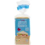 AUCHAN Pain de mie nature grandes tranches avec croûte spécial sandwich