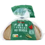 AUCHAN Pain tranché au seigle