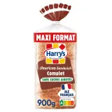HARRYS American Sandwich Pain de mie complet sans sucres ajoutés