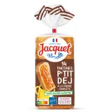 JACQUET Tartine p'tit déj pain de mie farine complète