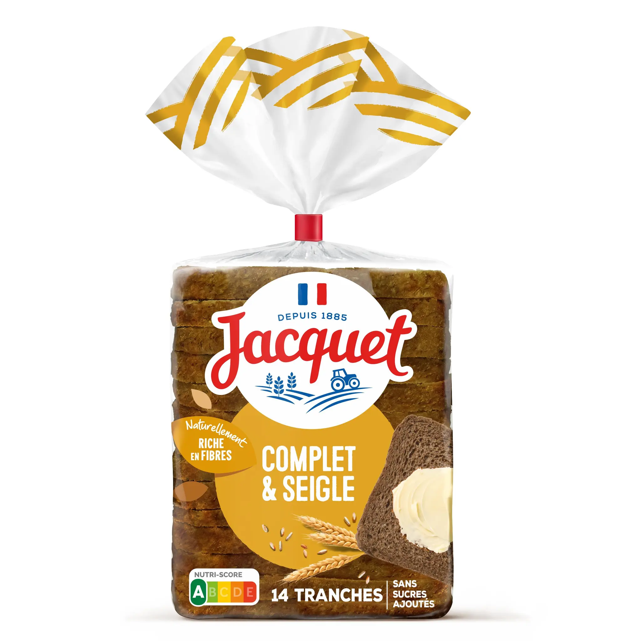 JACQUET Pain de mie complet et seigle