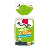 LA BOULANGERE Pain de mie complet bio sans croûte