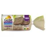 GERBLE Pain aux graines à la farine complète sans gluten sans lactose