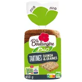 LA BOULANGERE Tartines quinoa et graines bio