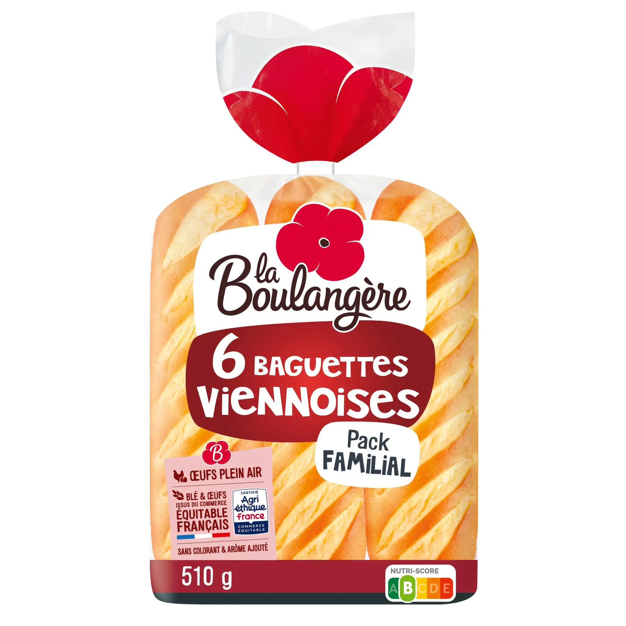 LA BOULANGERE Baguette viennoise nature
