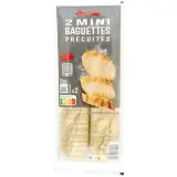 AUCHAN Mini baguettes précuites