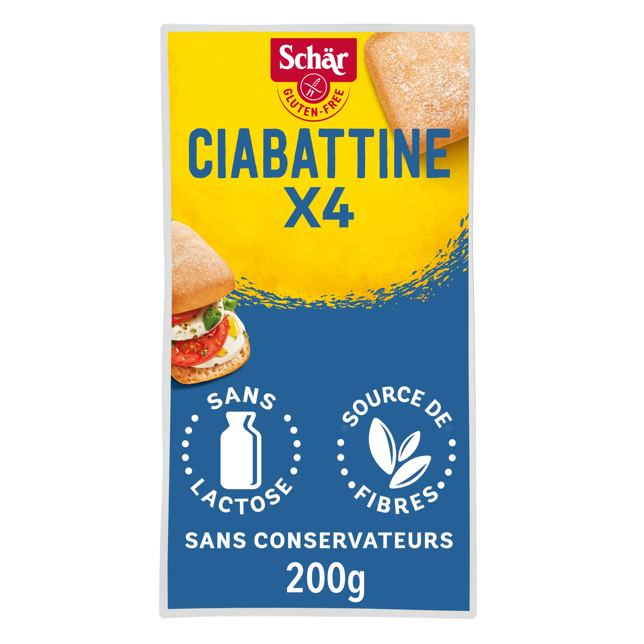 SCHAR Ciabatta petits pavés précuits sans gluten