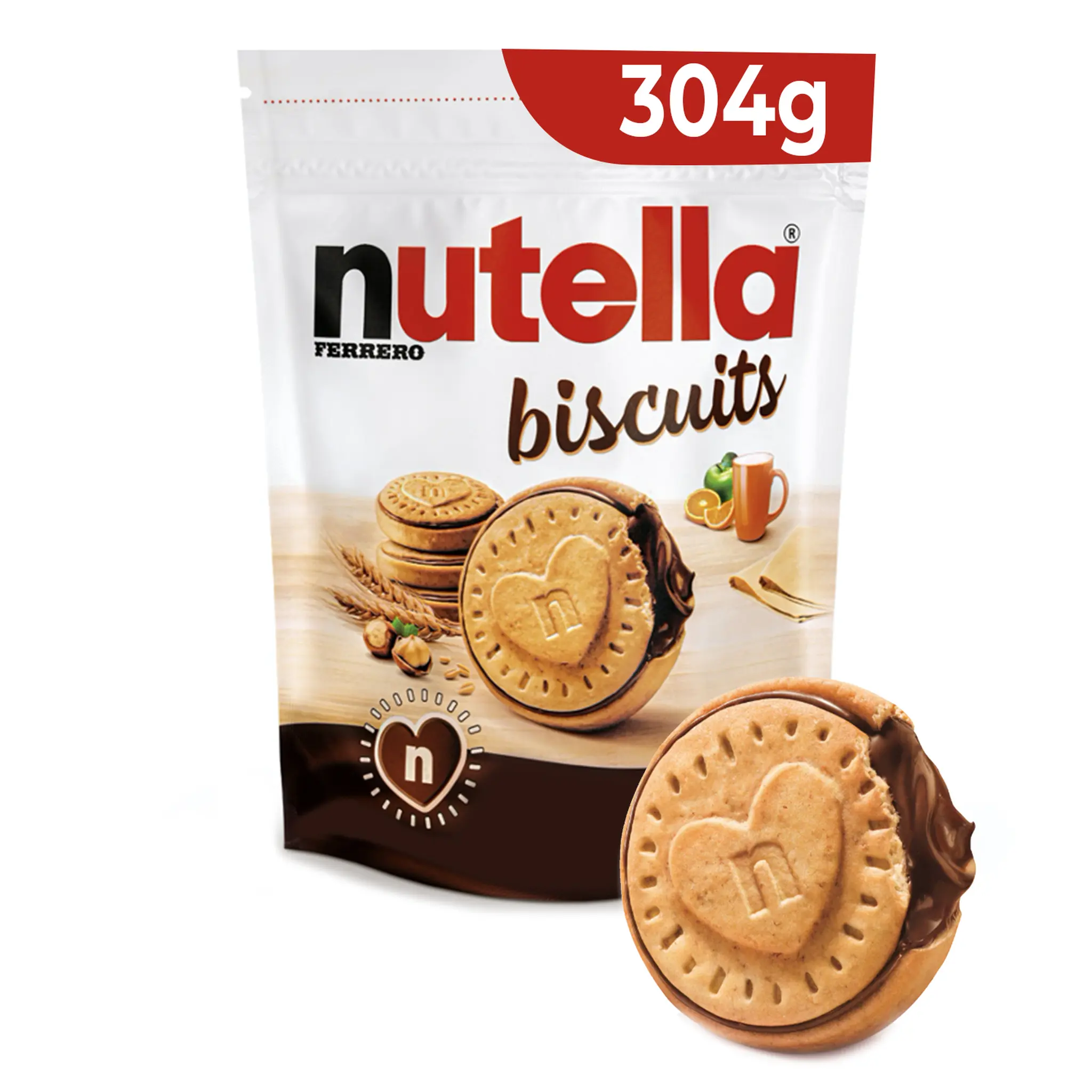 NUTELLA Biscuits croquants au cœur onctueux de Nutella