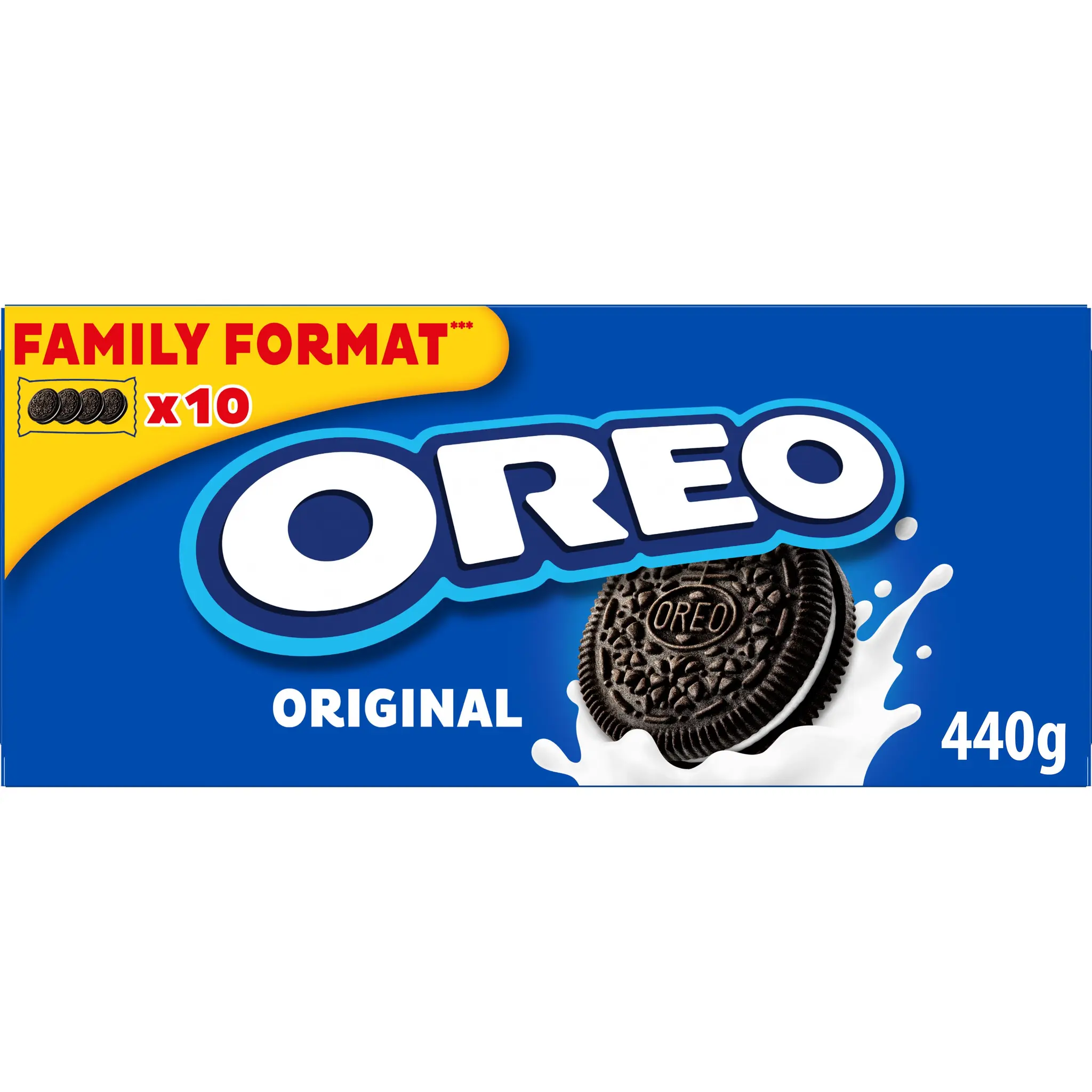 OREO Biscuits au chocolat fourrés à la vanille sachets fraîcheur