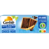 GERBLE Biscuits fondant chocolat noir sans sucres ajoutés