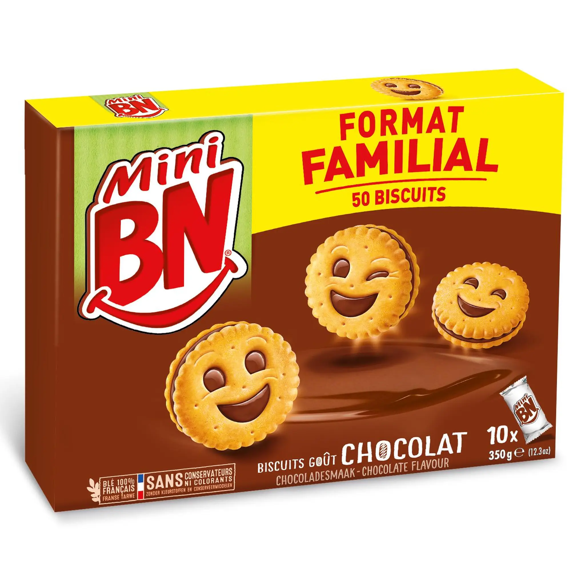 BN Mini goût chocolat sachets fraîcheur