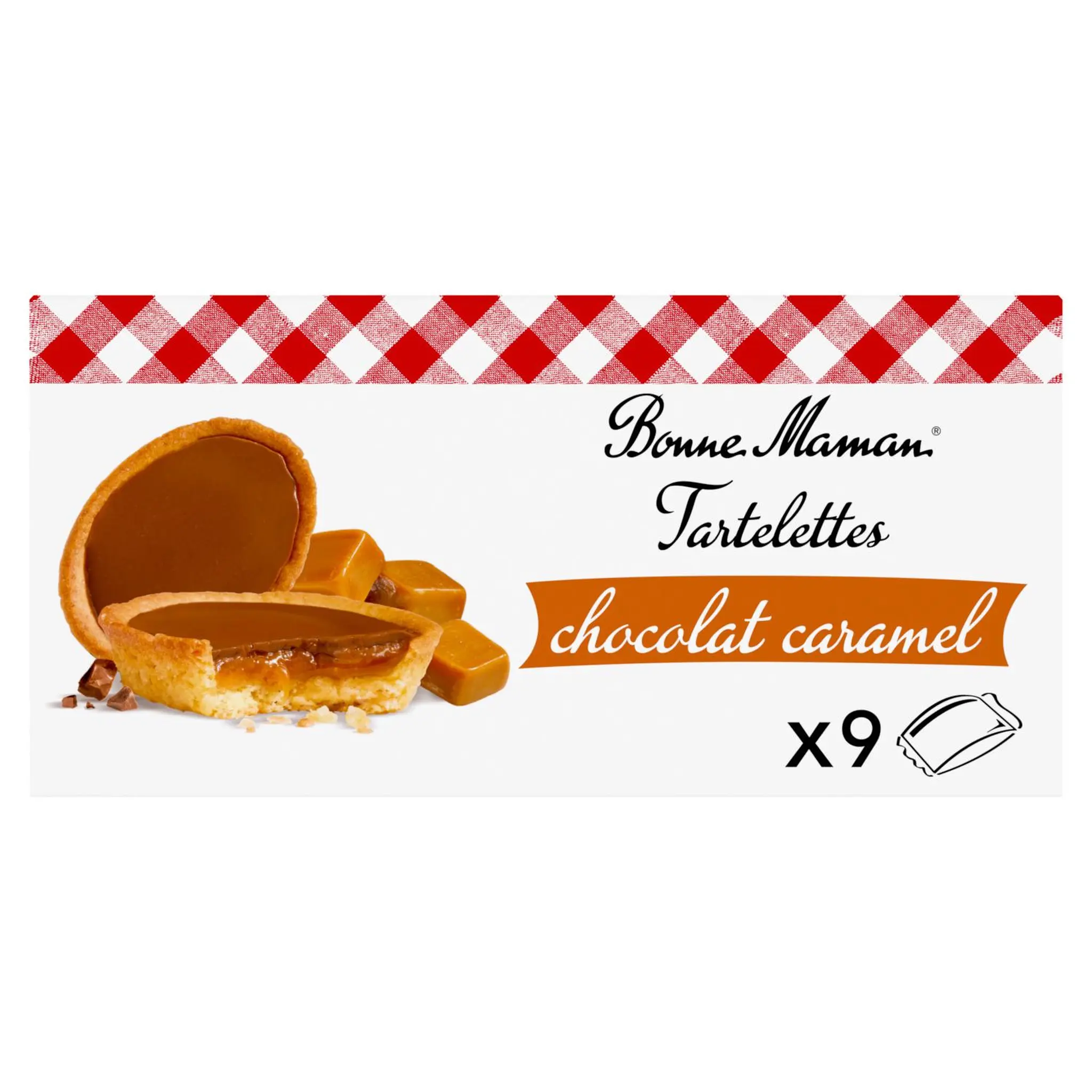 BONNE MAMAN Tartelettes chocolat caramel sachets fraîcheur