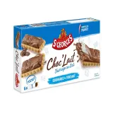 ST GEORGES Croc choc barres biscuitées au chocolat au lait sachets individuels