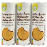 POUCE Goûters fourrés ronds au chocolat