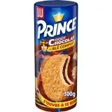PRINCE Biscuits fourrés goût chocolat au blé complet ouverture facile