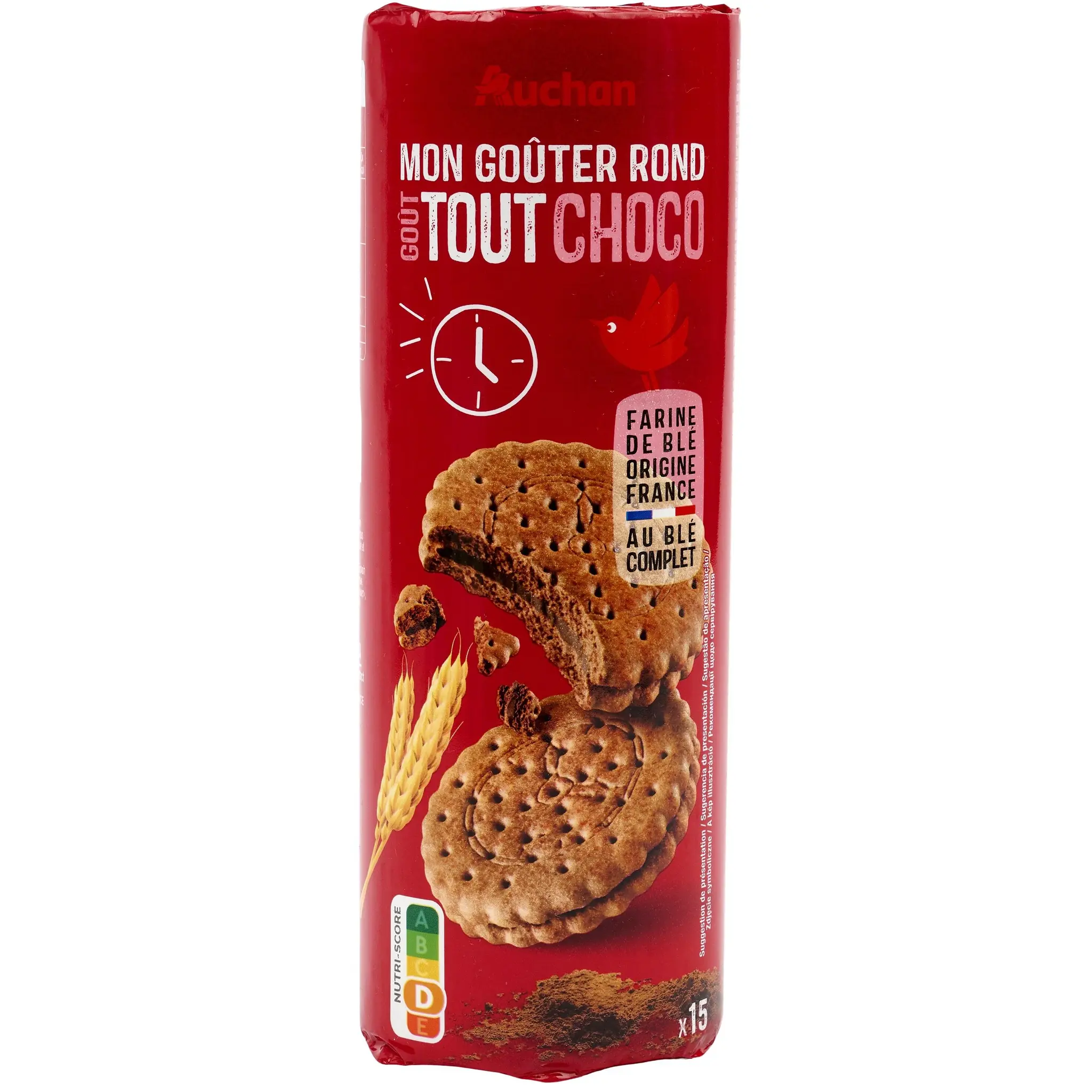 AUCHAN Mon gouter biscuits tout chocolat