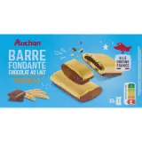 AUCHAN Biscuits sablés fourrés au chocolat au lait sachets individuels