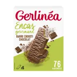 GERLINEA Biscuits encas minceur crousti chocolat sans sucres ajoutés