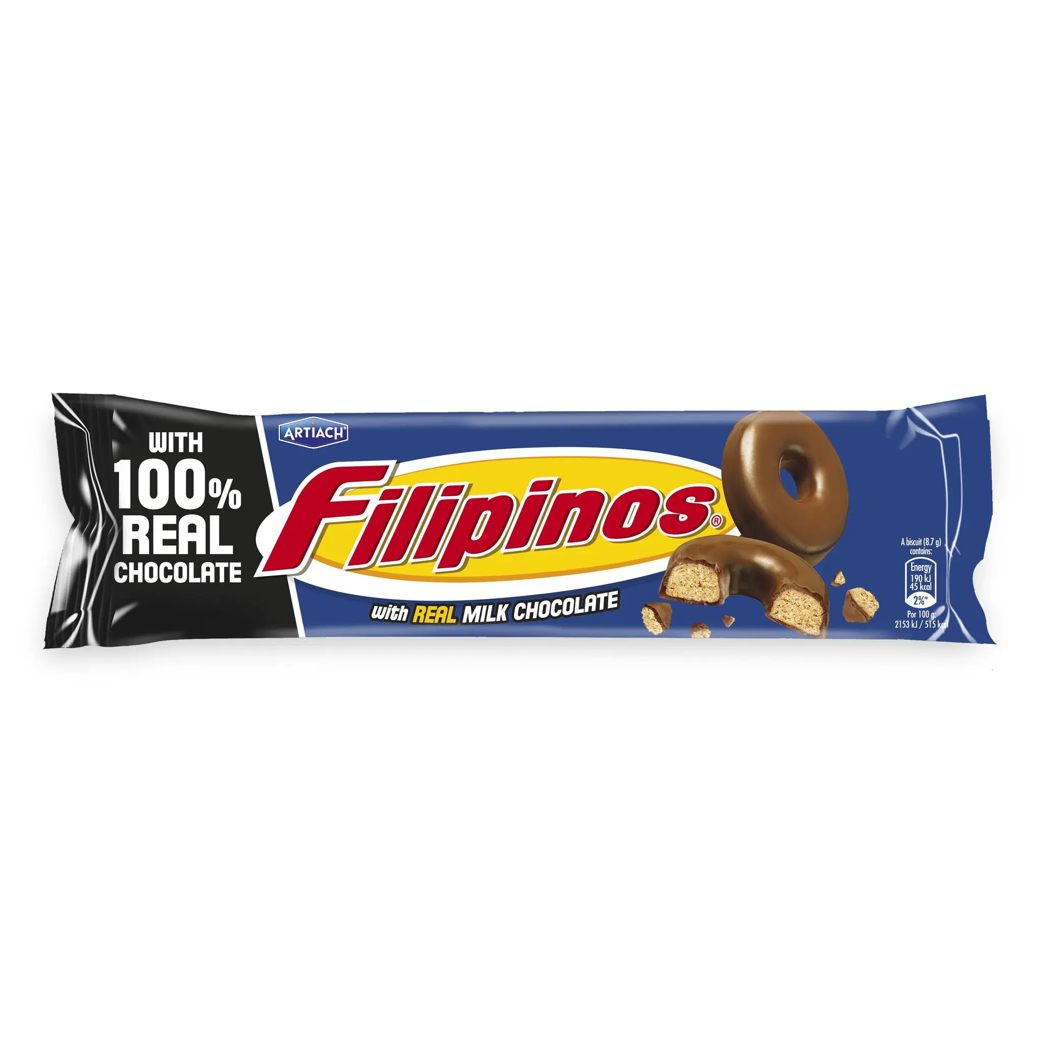 Adam biscuits nappés filipinos au chocolat au lait