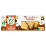 JARDIN BIO ETIC Double petits beurre fourrés au chocolat bio