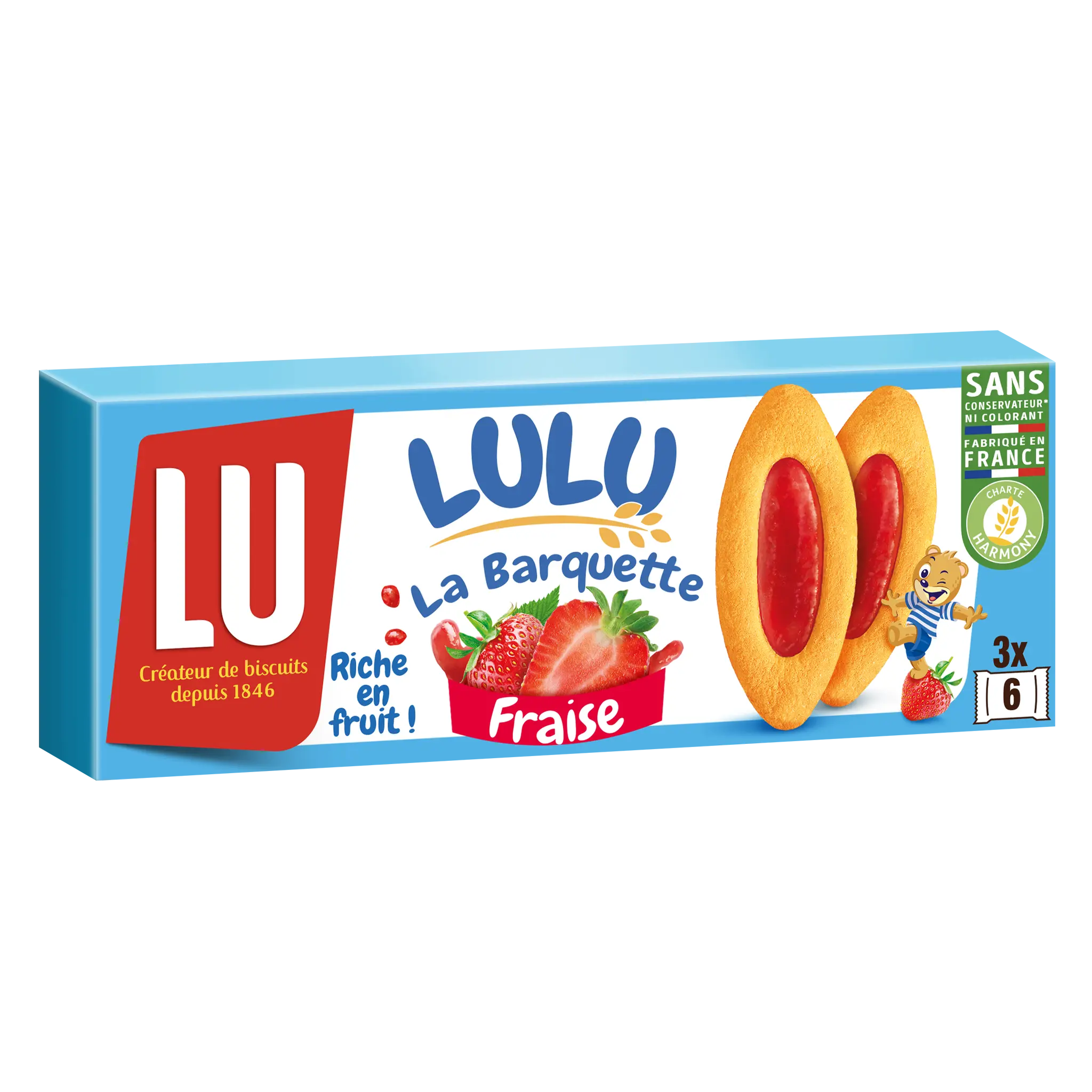 LU Lulu barquettes à la fraise