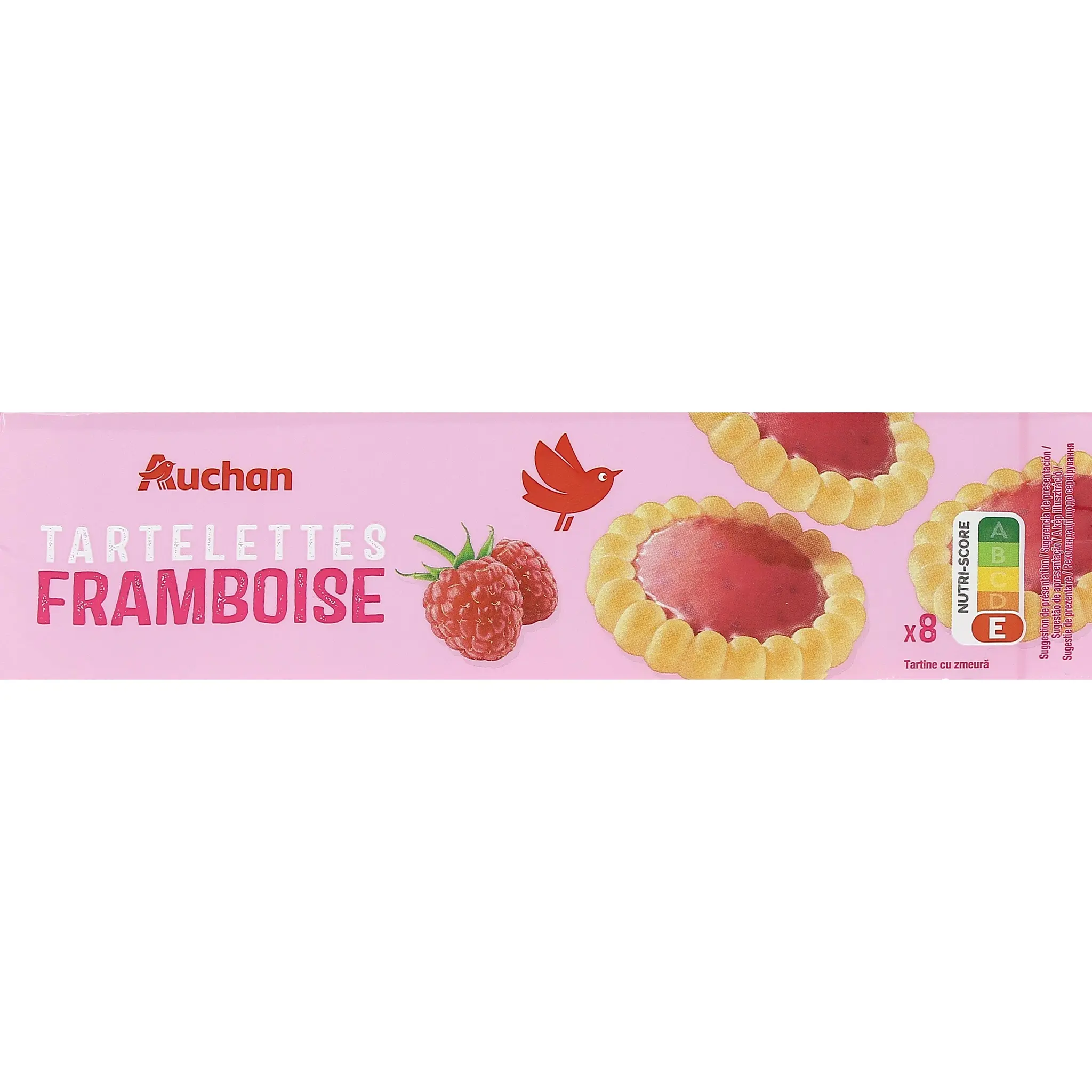 AUCHAN Tartelettes framboise