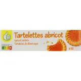 POUCE Tartelettes avec un nappage à l'abricot