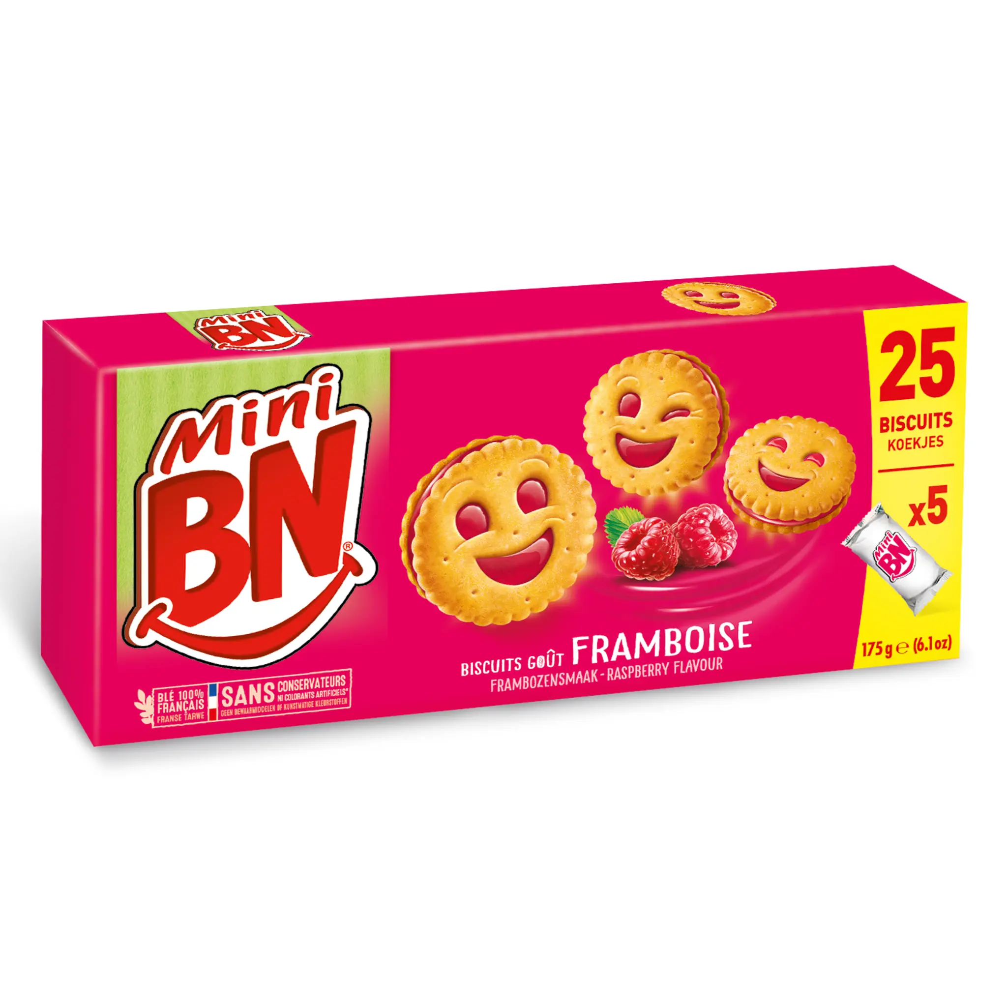 BN Mini biscuits goût framboise