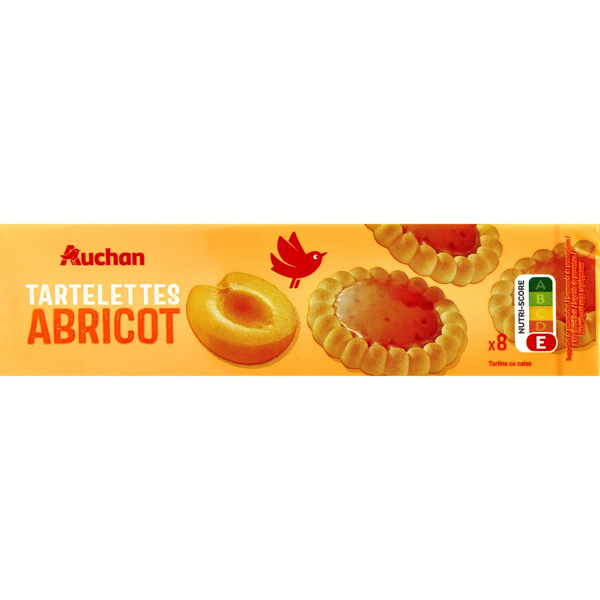 AUCHAN Tartelettes abricot