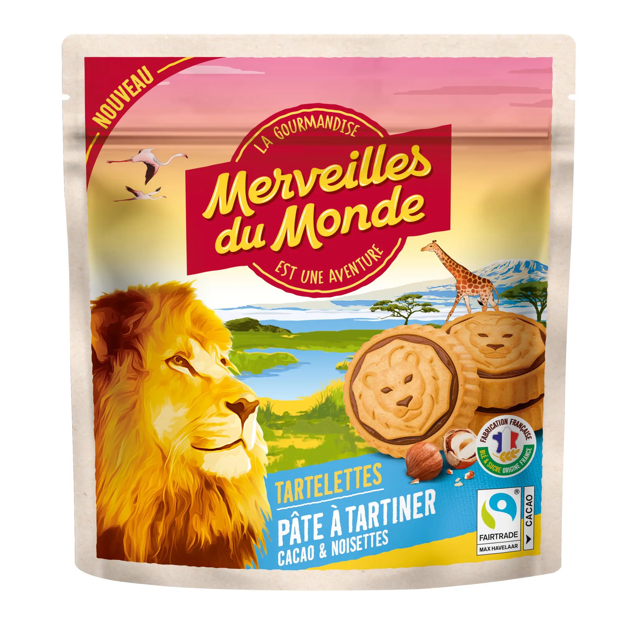 MERVEILLES DU MONDE Tartelettes pâte à tartiner cacao et noisettes