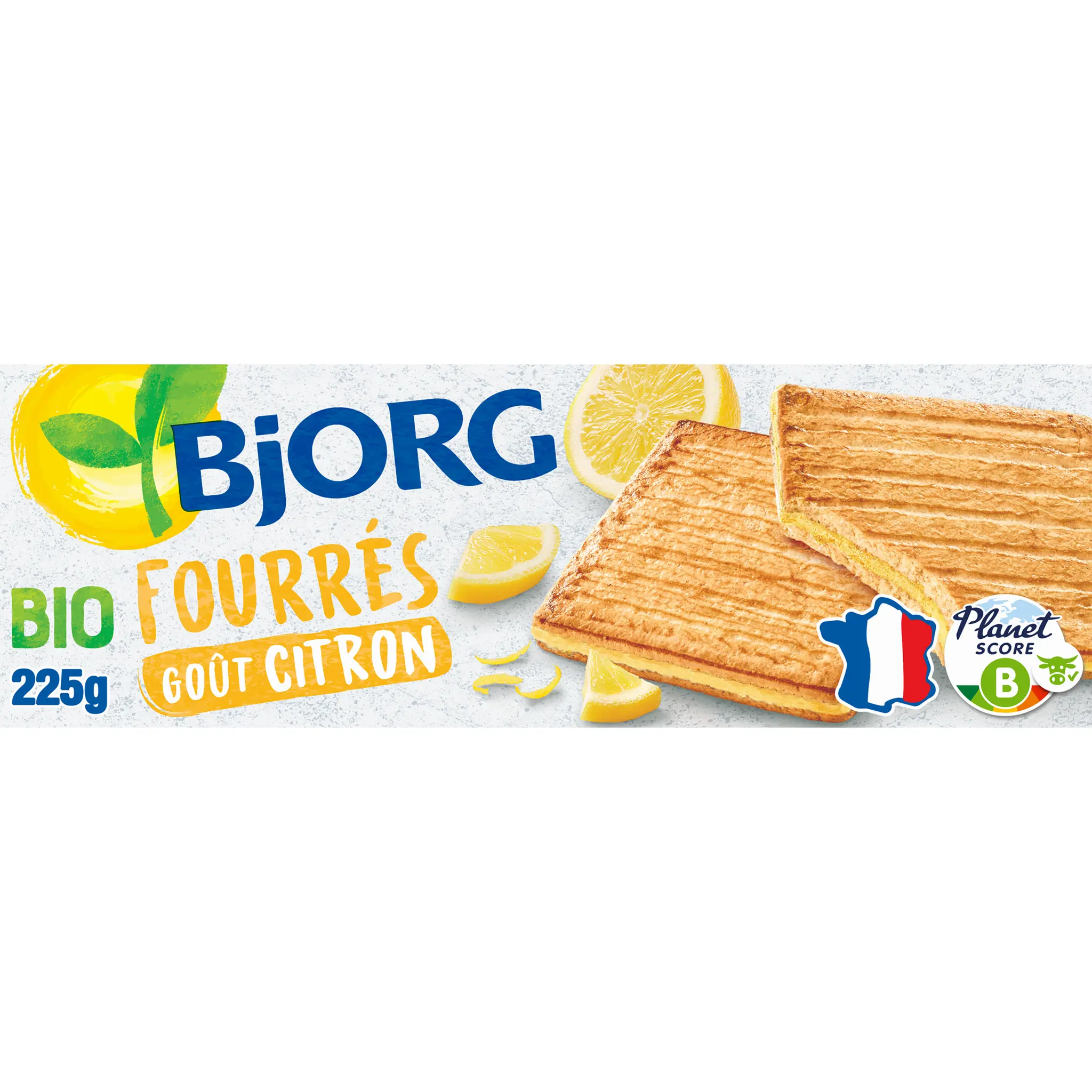 BJORG Biscuits bio fourrés au citron
