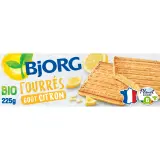 BJORG Biscuits bio fourrés au citron