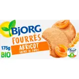 BJORG Bicuits bio fourrés à l'abricot, sans huile de palme