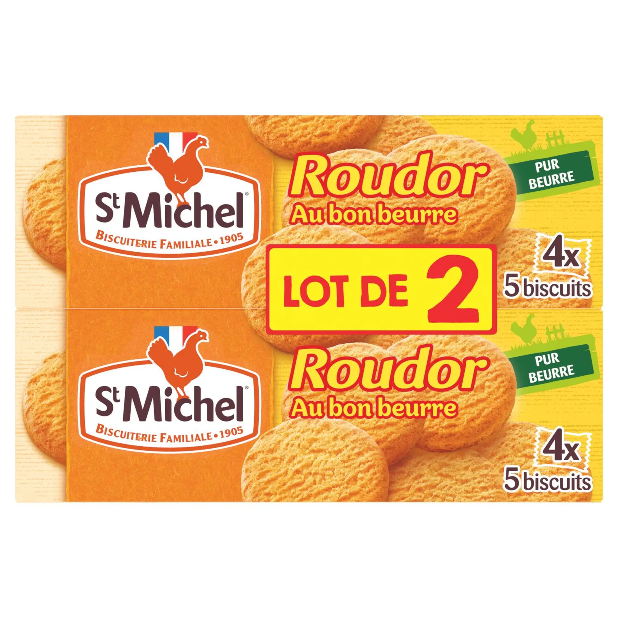 ST MICHEL Roudor palets croustillants et fondants sachets fraîcheur