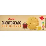 AUCHAN Shortbreads sablés pur beurre