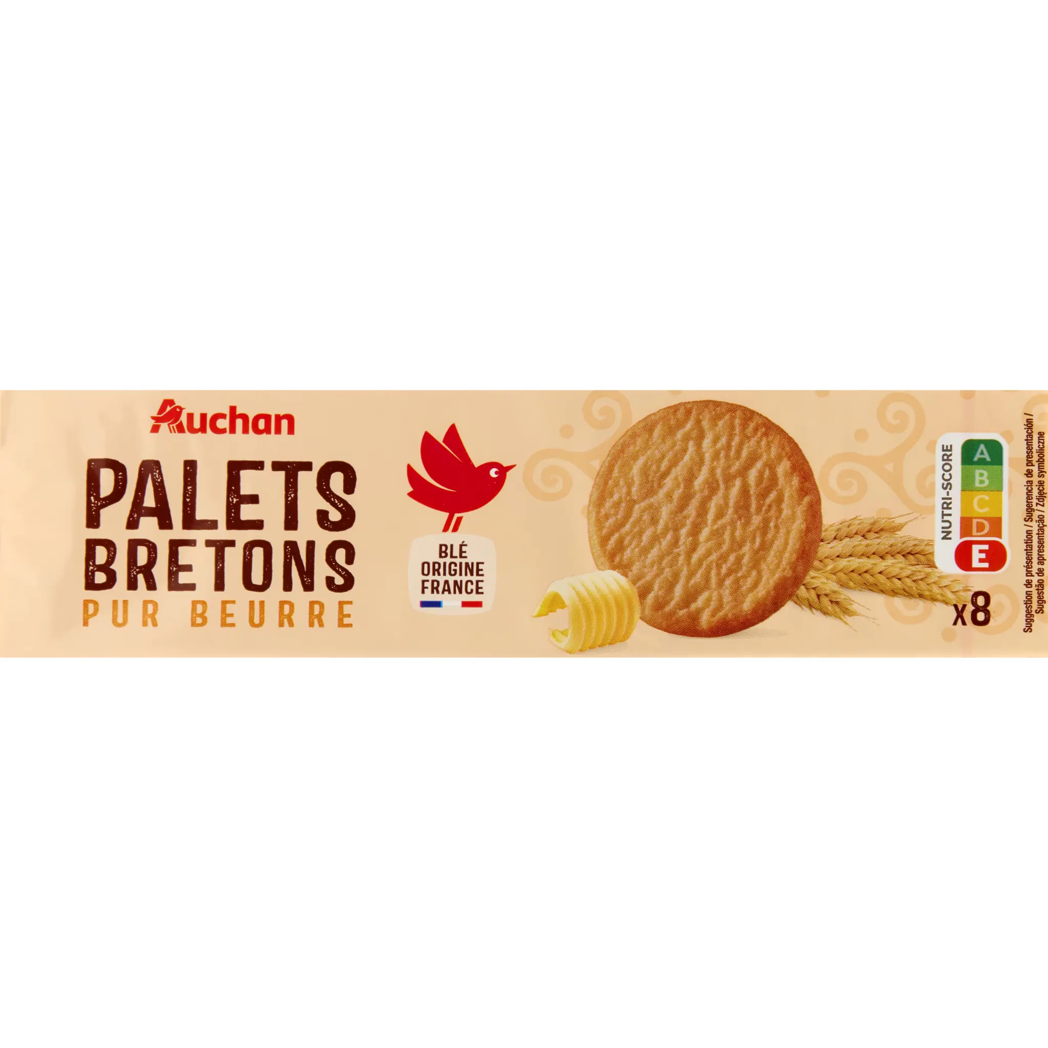AUCHAN Palets bretons pur beurre