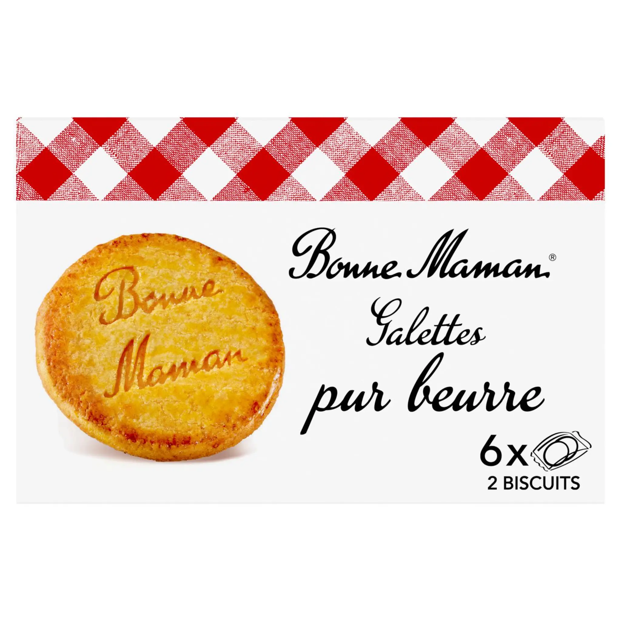 BONNE MAMAN Galettes au beurre frais sachets fraîcheur