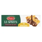 DELACRE Sprits biscuits nappés sablés au chocolat au lait